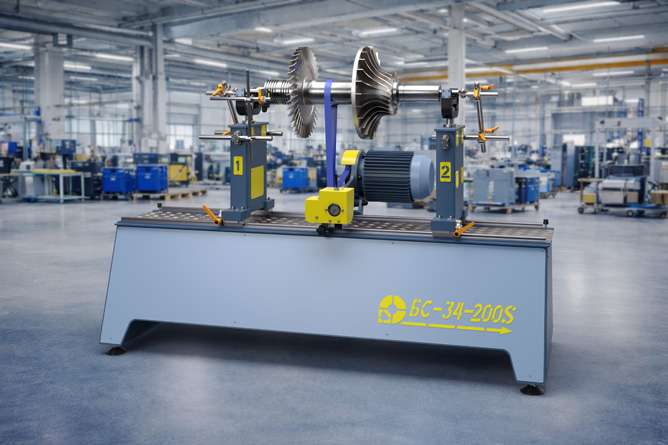 Above-resonance balancing machine BS-34-200S Above-resonance balancing machine BS-34-200S