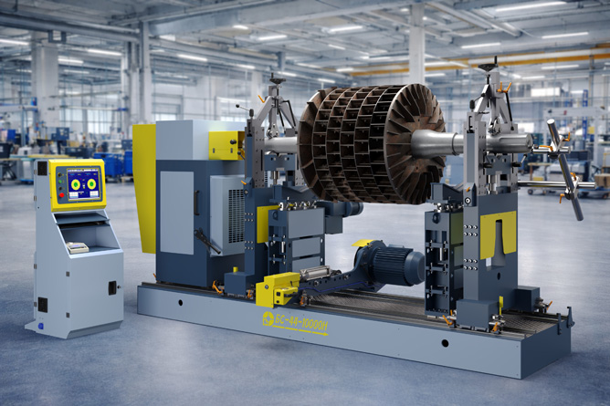Agricultural machinery balancing machine BS-44-10000H